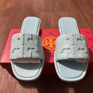 Tory Burch Double T Slides